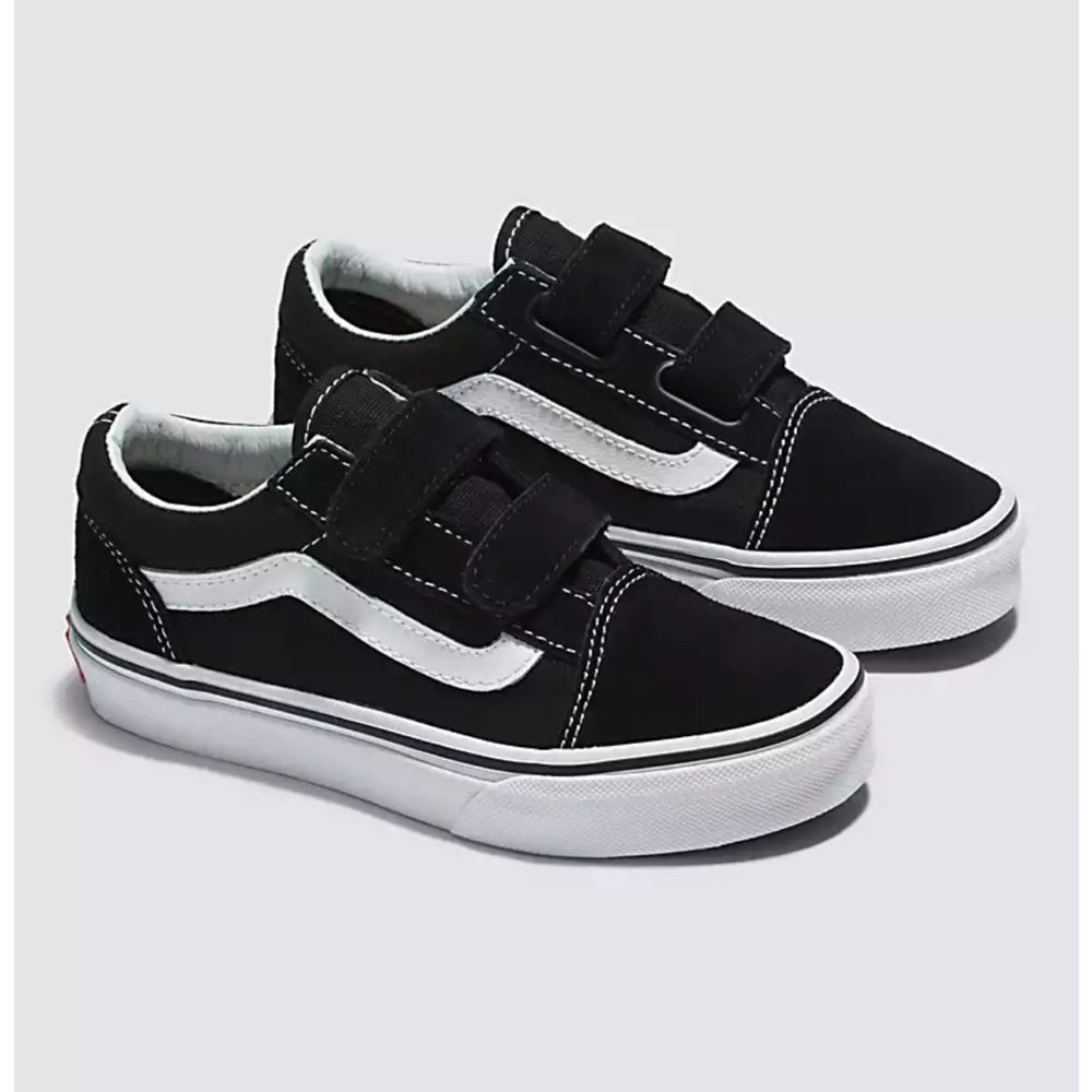 Vans Kids Black and White Sneakers